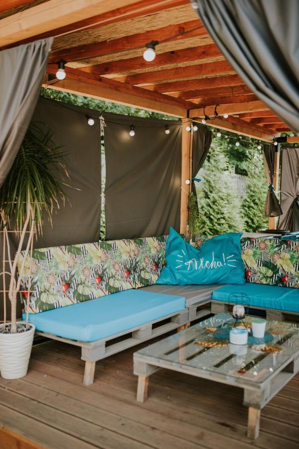 Aloha Glamp - Okragle Domki Przy Rzece - Balia I Sauna - Energylandia Zagornik 외부 사진
