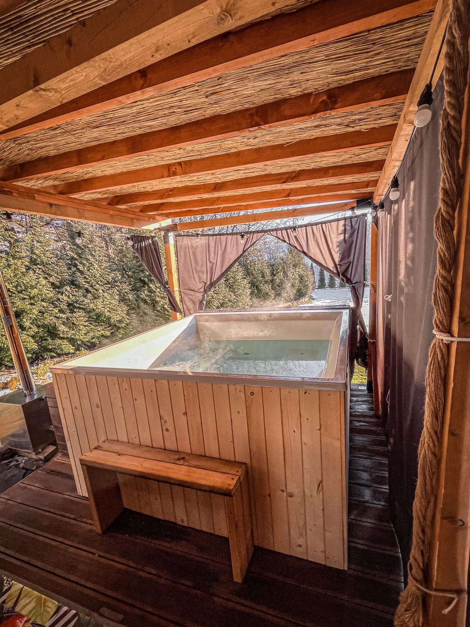 Aloha Glamp - Okragle Domki Przy Rzece - Balia I Sauna - Energylandia Zagornik 외부 사진